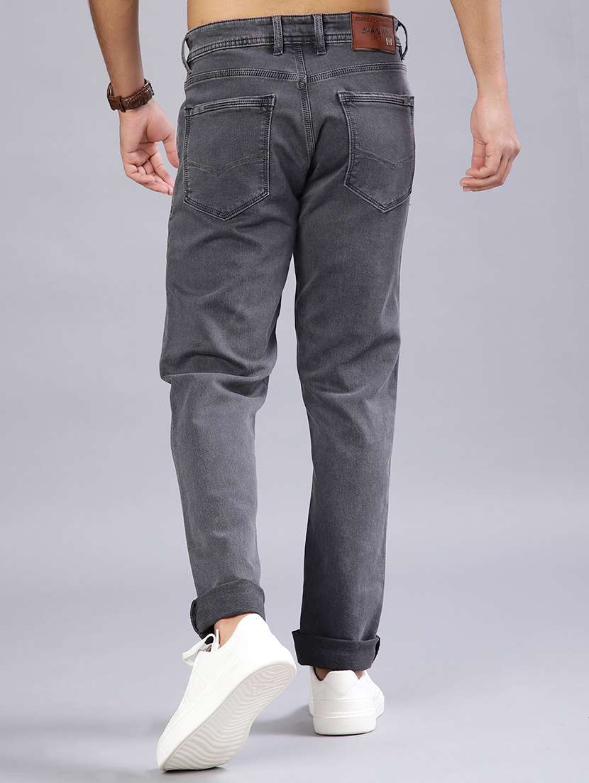 men solid mid rise slim fit jean - 21910457 -  Standard Image - 3