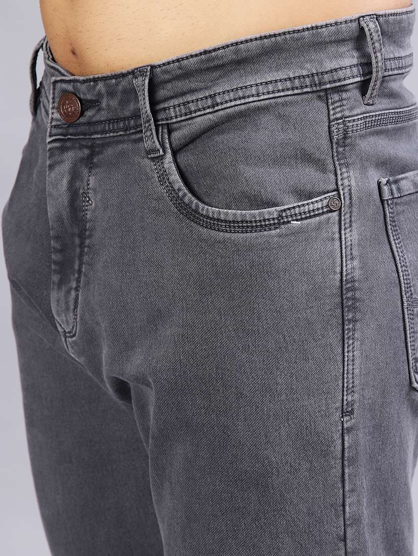 men solid mid rise slim fit jean - 21910457 -  Standard Image - 5
