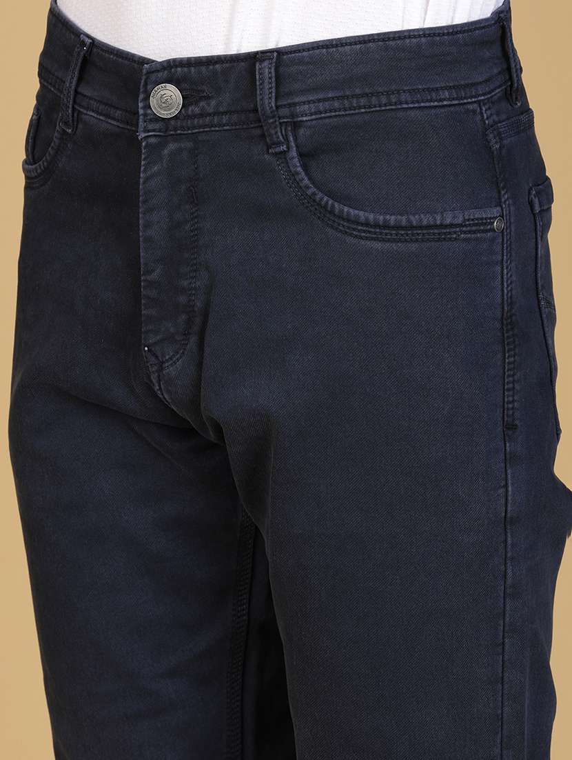 men solid mid rise slim fit jean - 21910458 -  Standard Image - 5