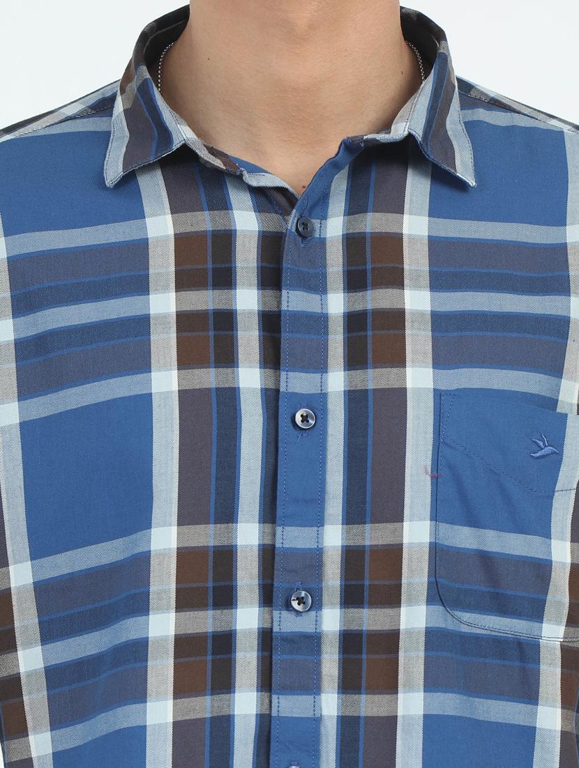 men checkered long sleeve regualr fit casual shirt - 21910587 - Standard Image - 3