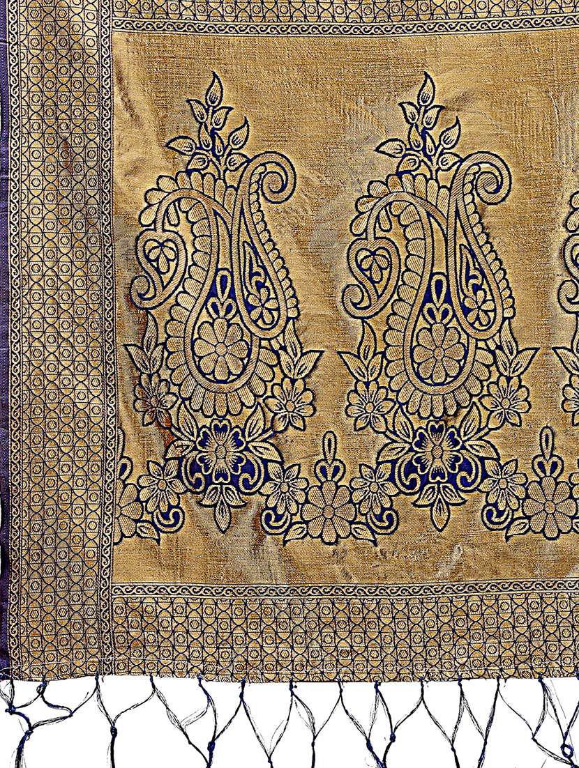 women self design banarasi saree with blouse - 21911470 -  Standard Image - 5