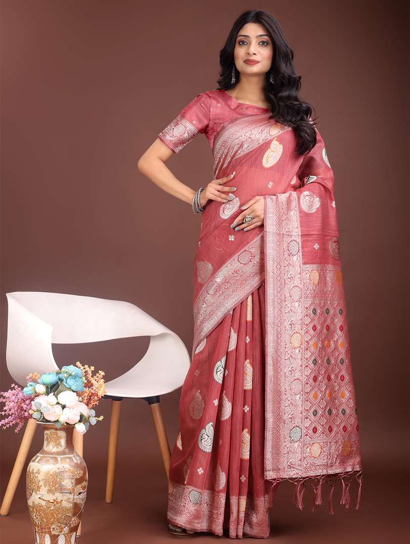women self design bordered saree with blouse - 21911480 -  Zoom Image - 0
