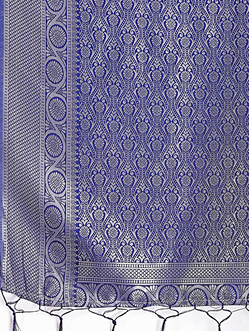 women self design bordered saree with blouse - 21911483 - Standard Image - 5