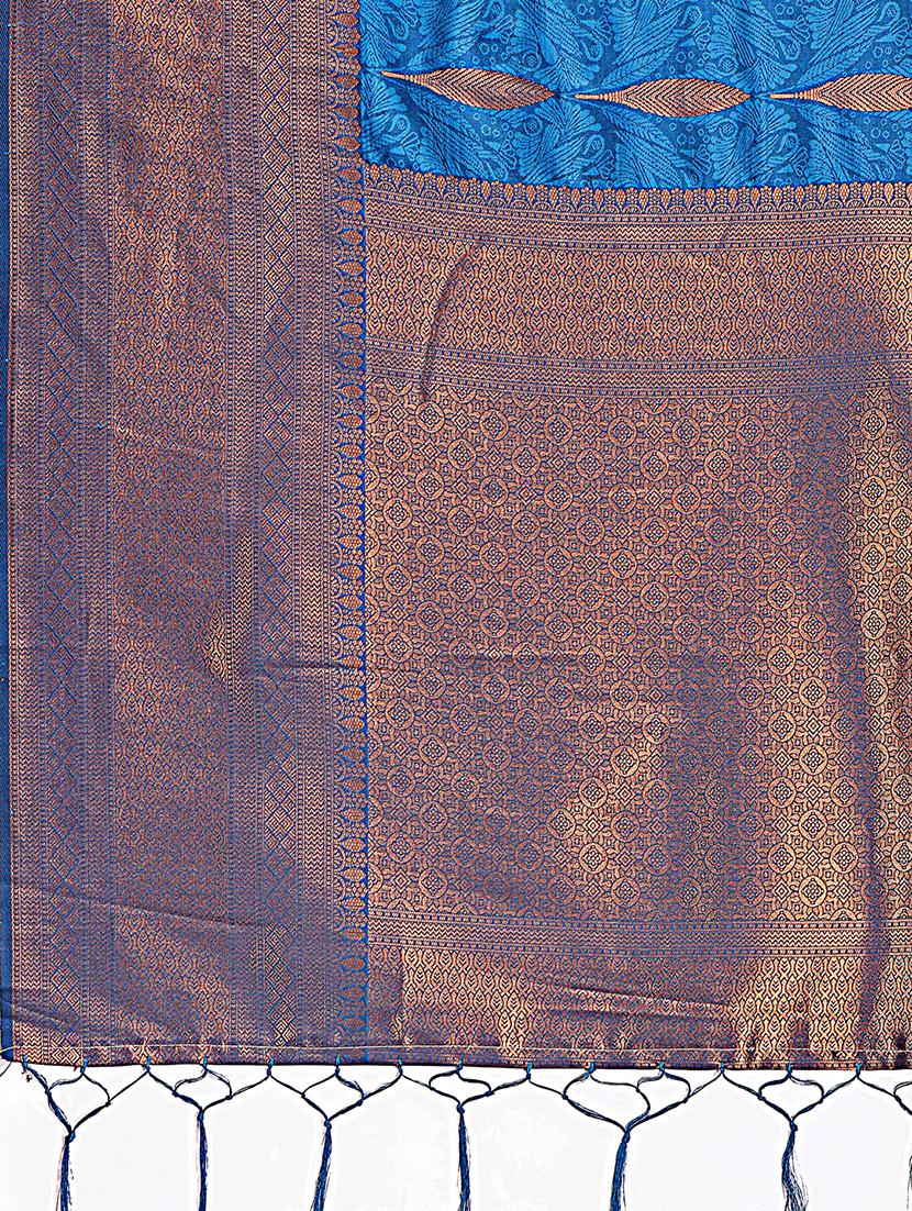 women self design bordered saree with blouse - 21911497 - Standard Image - 5