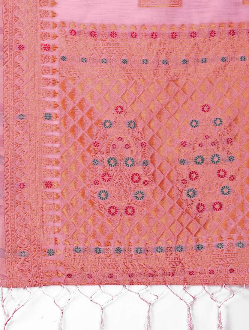 women self design bordered saree with blouse - 21911527 -  Standard Image - 5