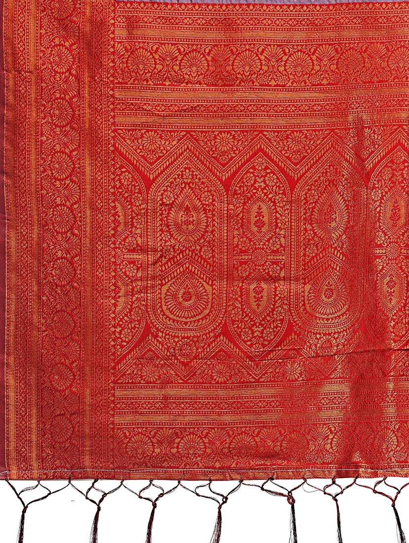 women self design bordered saree with blouse - 21911530 -  Standard Image - 5