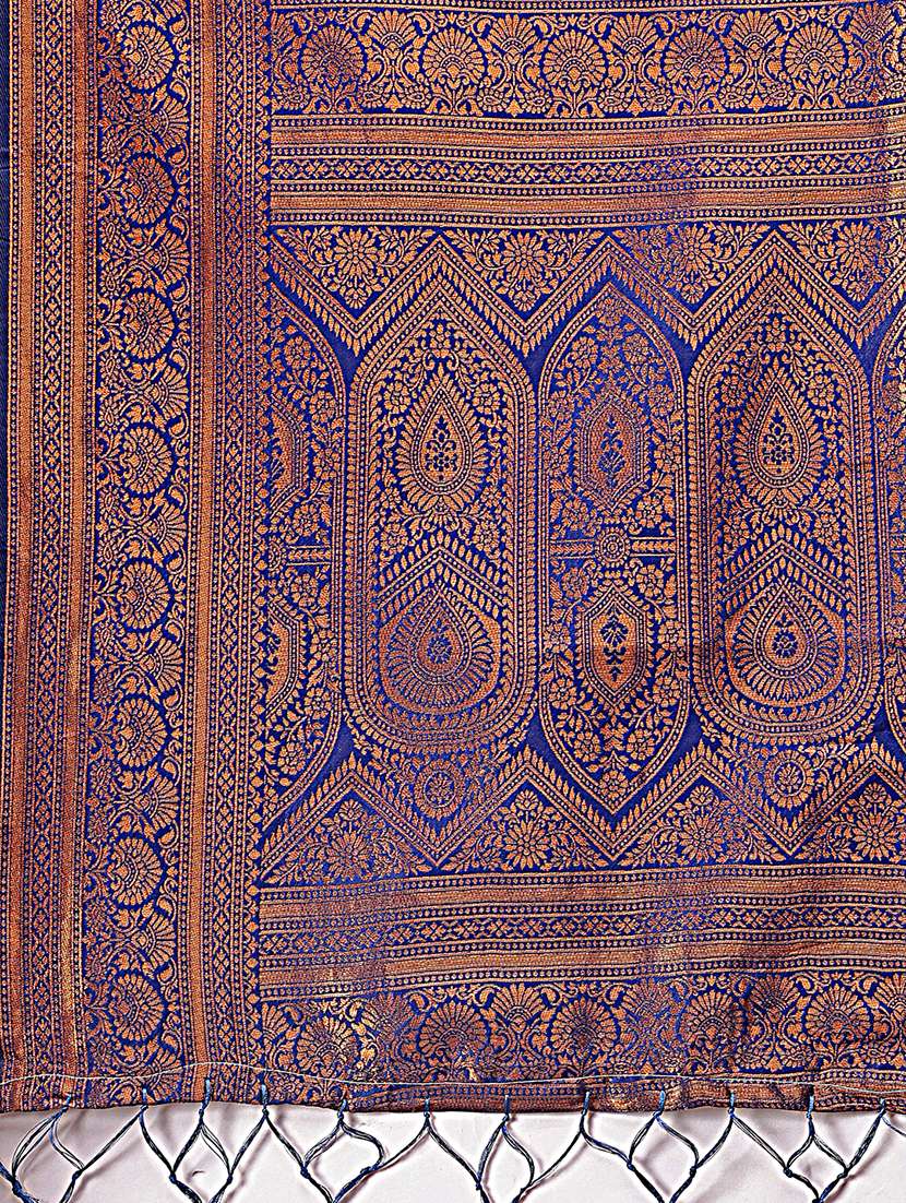 women self design bordered saree with blouse - 21911532 -  Standard Image - 5