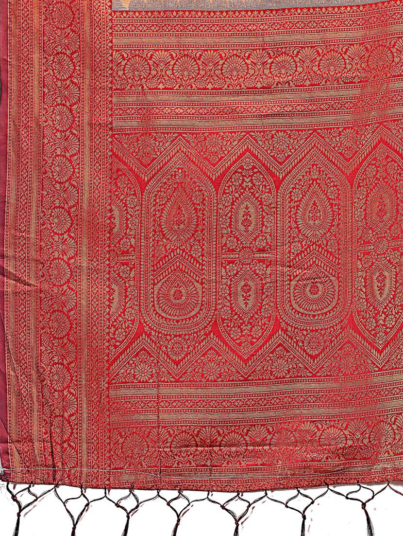 women self design bordered saree with blouse - 21911533 -  Standard Image - 5