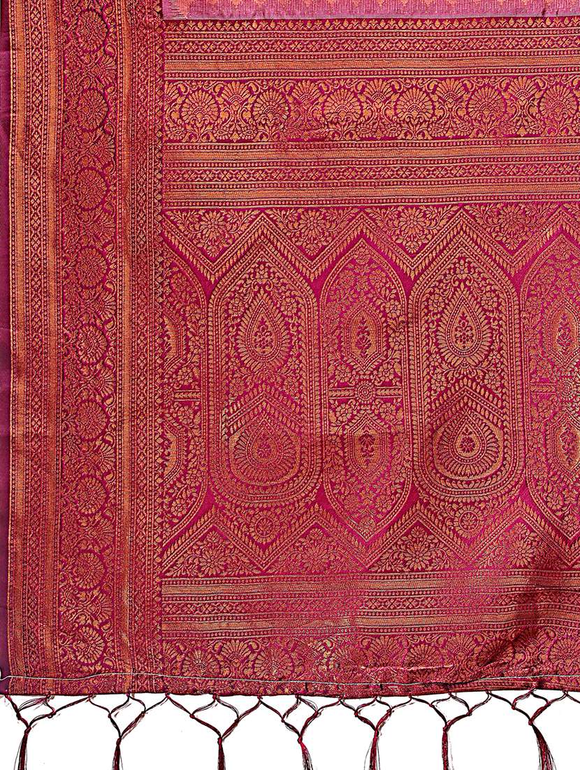 women self design bordered saree with blouse - 21911535 -  Standard Image - 5