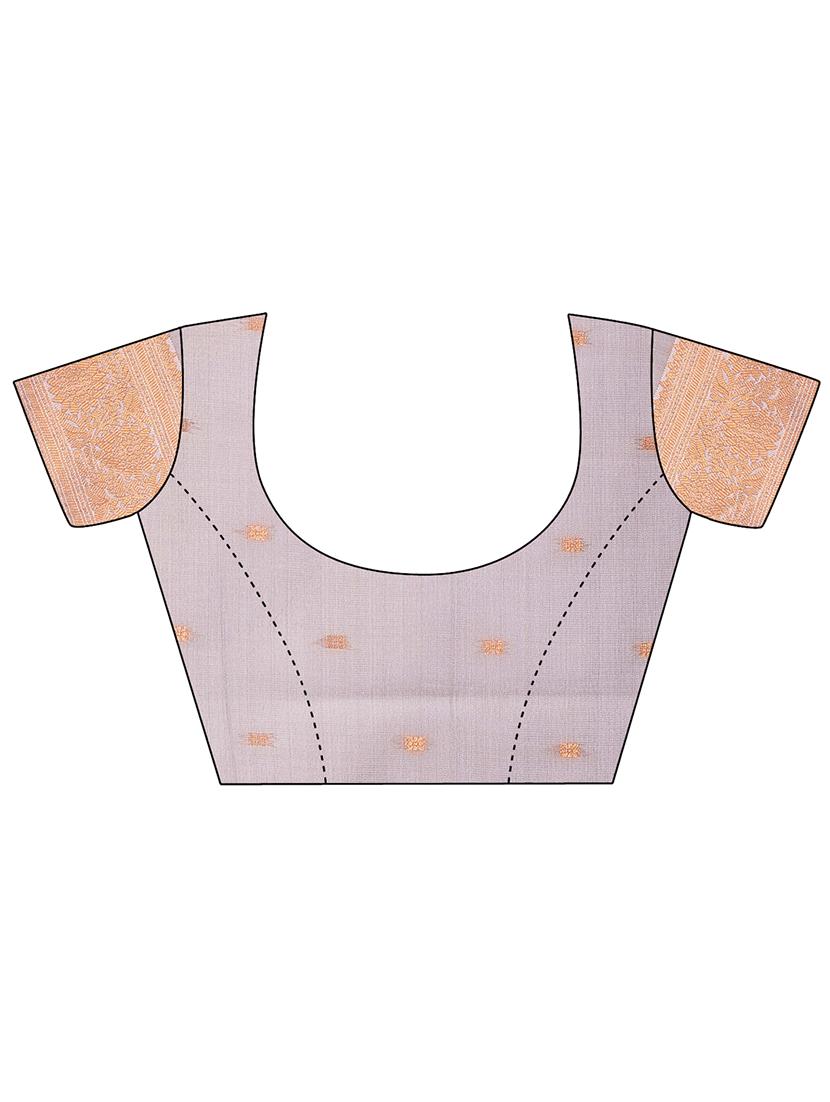 women self design bordered saree with blouse - 21911569 - Standard Image - 5