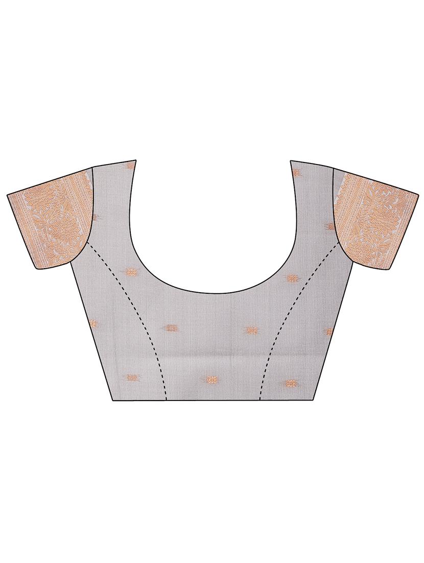 women self design bordered saree with blouse - 21911581 - Standard Image - 5