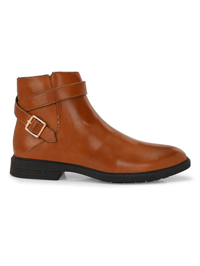 men tan high ankle boot - 21911723 - Standard Image - 3