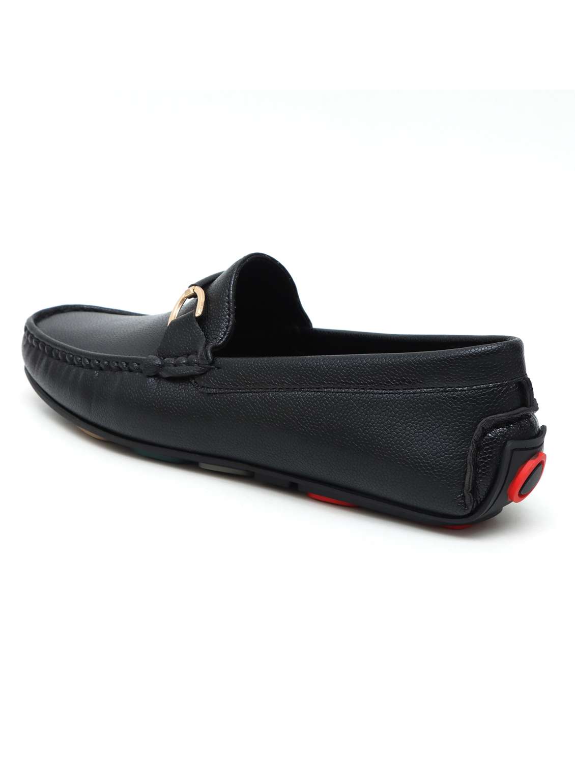 men black solid horsebit loafer - 21911728 -  Standard Image - 5