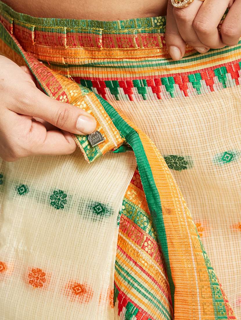 women self design ready to wear saree with blouse - 21911920 - Standard Image - 5