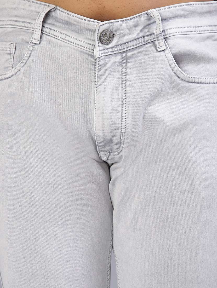 men solid mid rise slim fit jean - 21912459 -  Standard Image - 5
