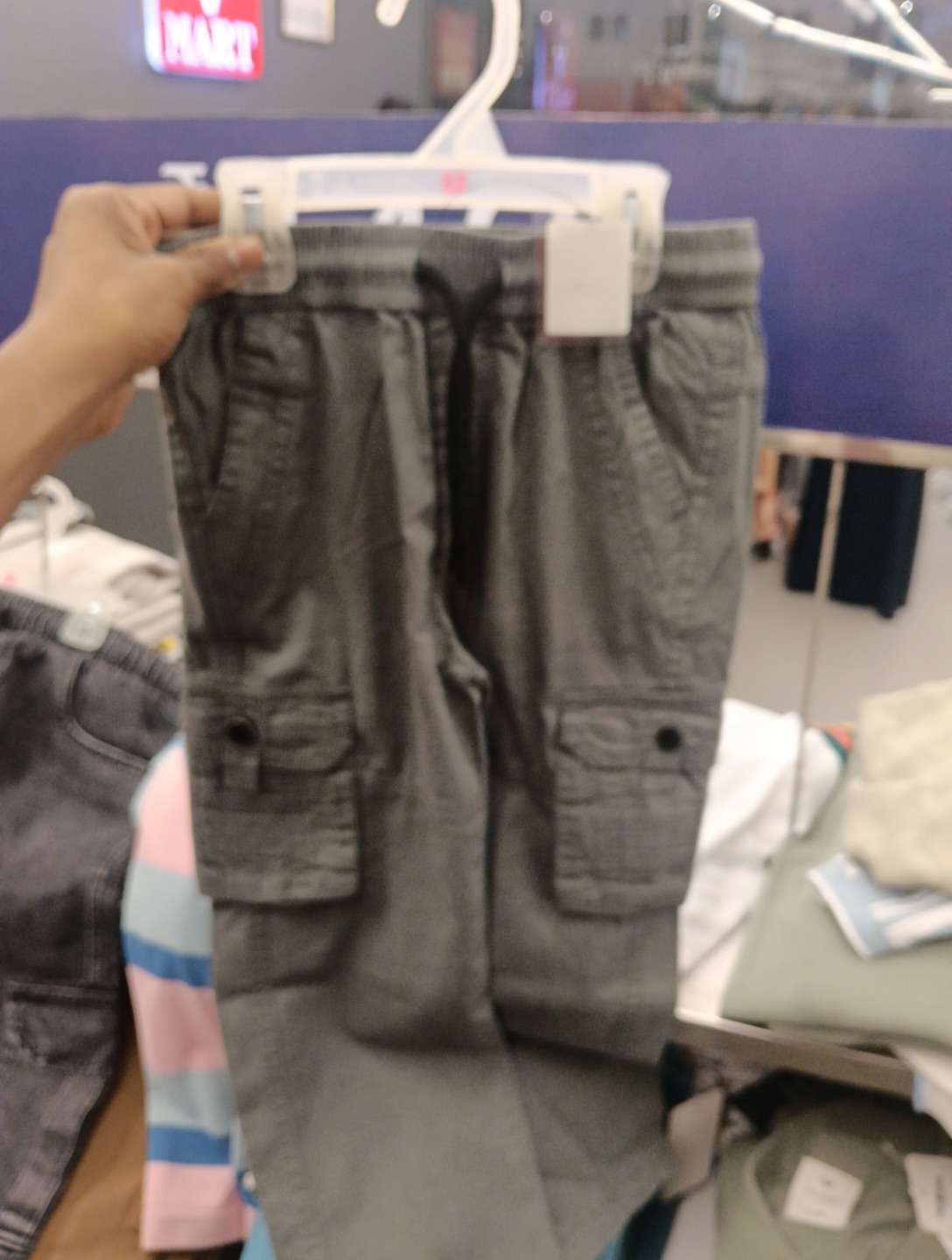 olive twill trouser - 21912474 - Zoom Image - 0