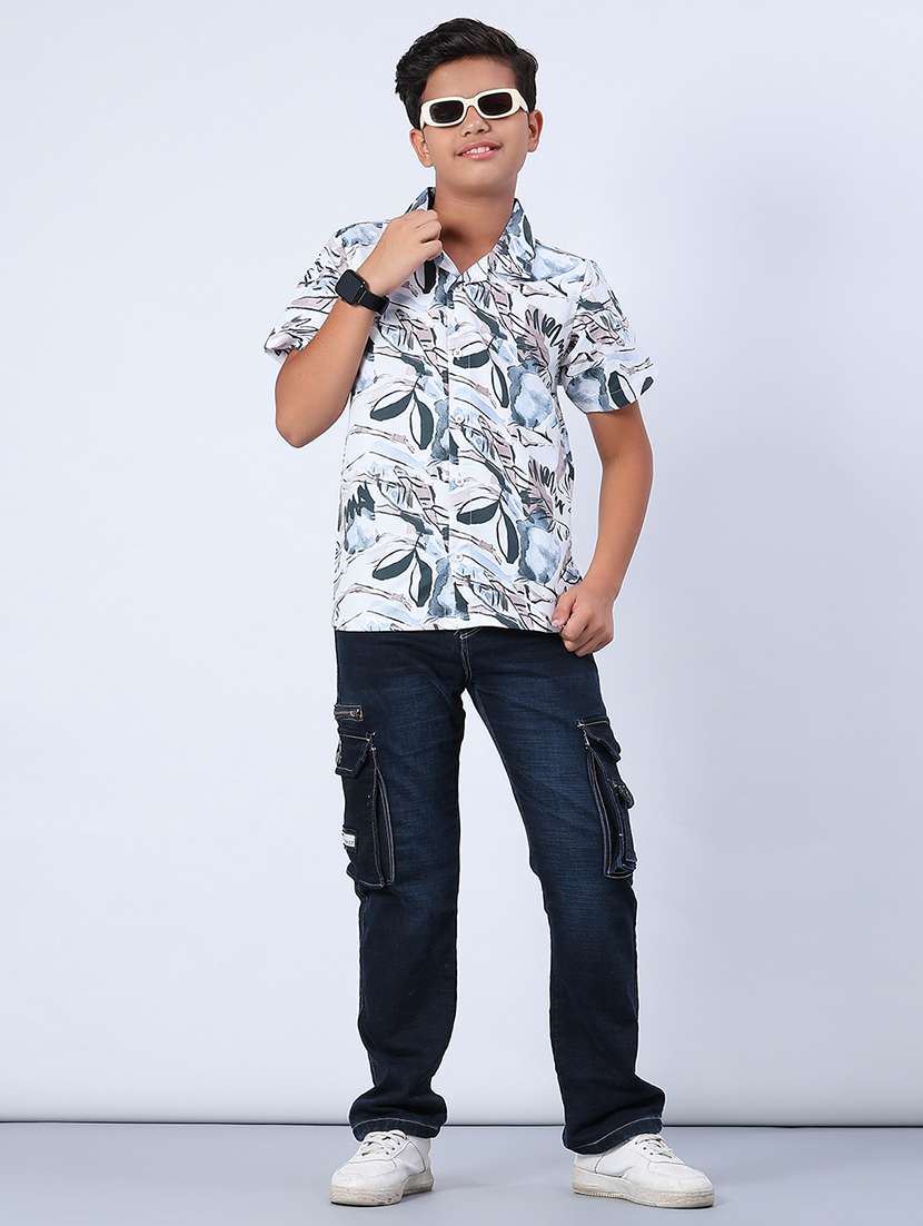 boys printed short sleeve regular fit t-shirt - 21912490 -  Standard Image - 5