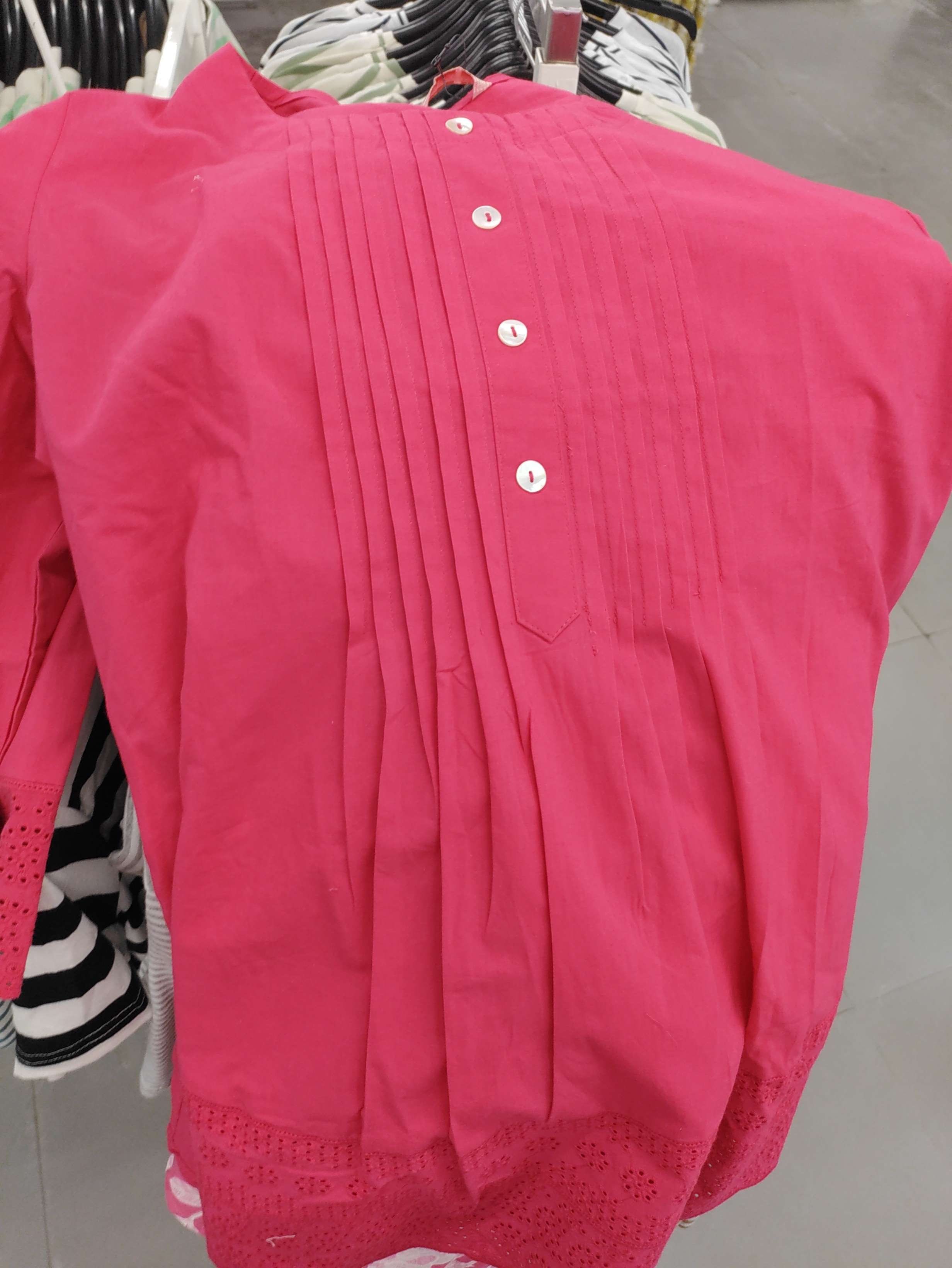 fuchsia cambric tshirt - 21912509 -  Zoom Image - 0