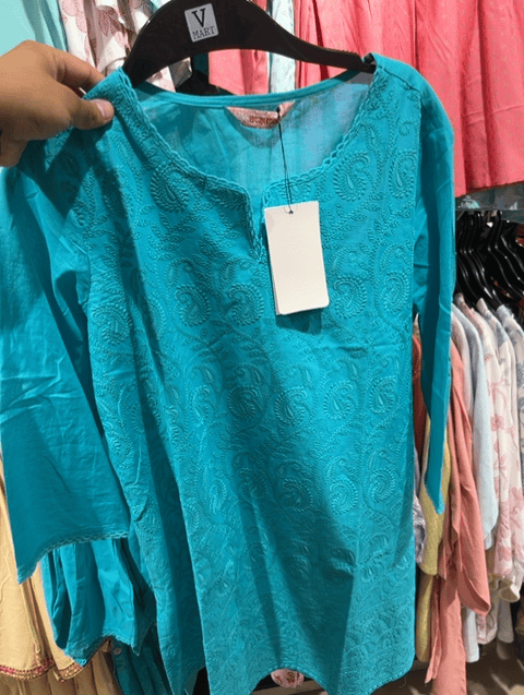 aqua cambric tshirt - 21912530 - Standard Image - 0