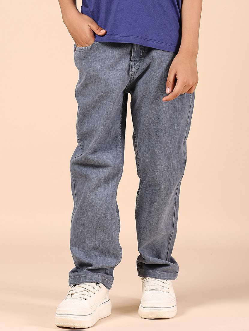 boys grey mid rise relaxed fit jean - 21913039 -  Standard Image - 3