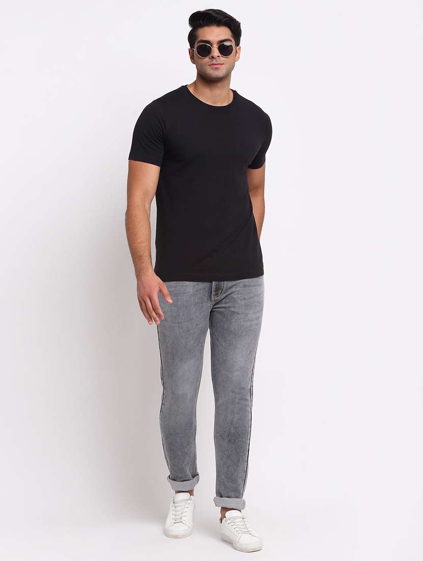 men mid rise full length skinny fit denim jeans - 21913077 -  Standard Image - 3