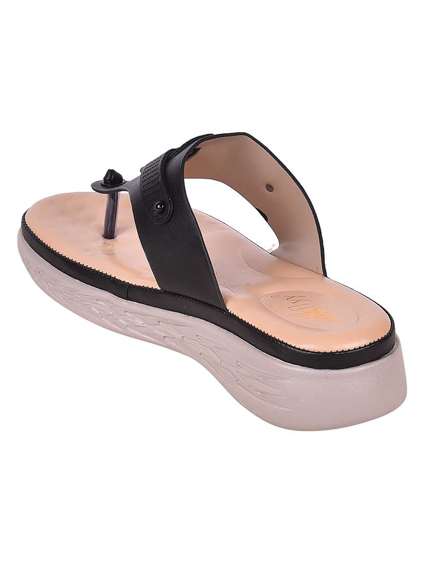 women solid toe separtator wedge - 21913183 -  Standard Image - 3