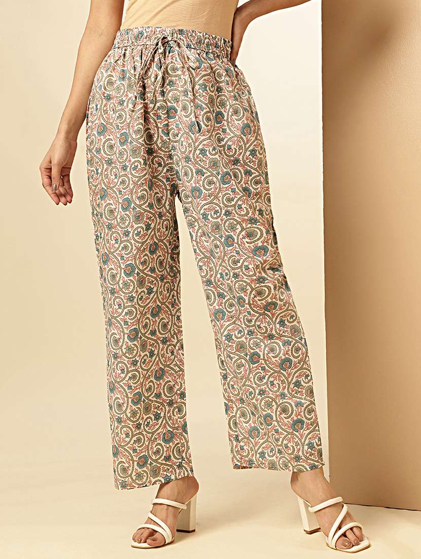 women three quarter sleeve kurta palazzo set - 21913245 -  Standard Image - 5