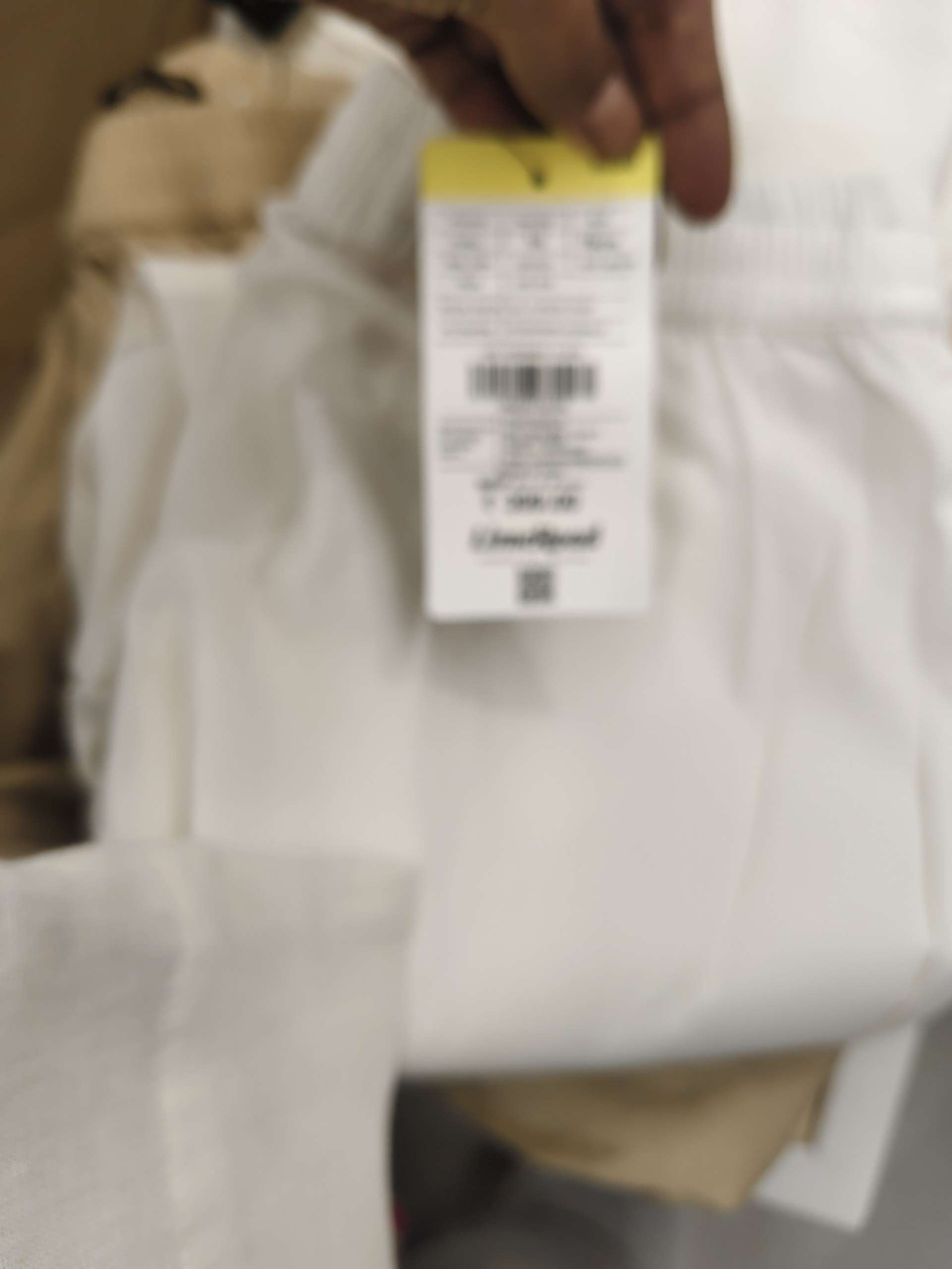 off white poplin trousers - 21913324 - Zoom Image - 0