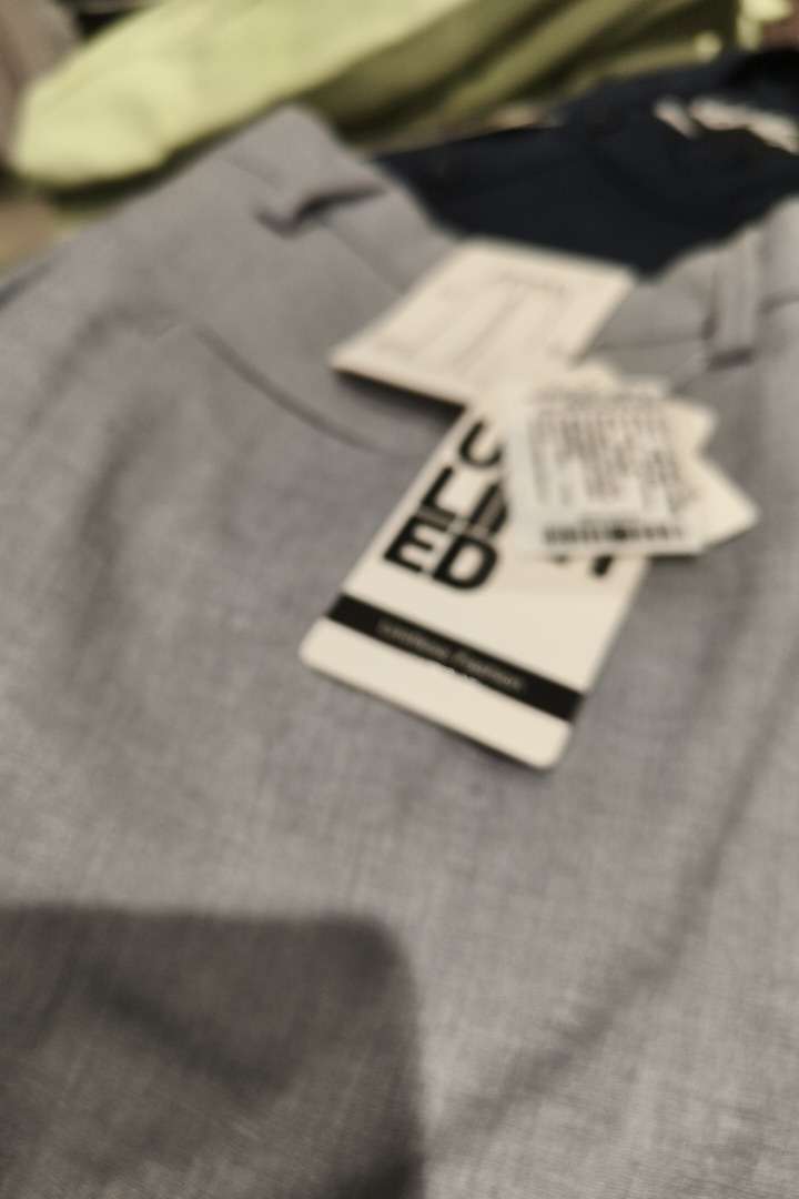 light grey linen casual trousers - 21913325 - Zoom Image - 0