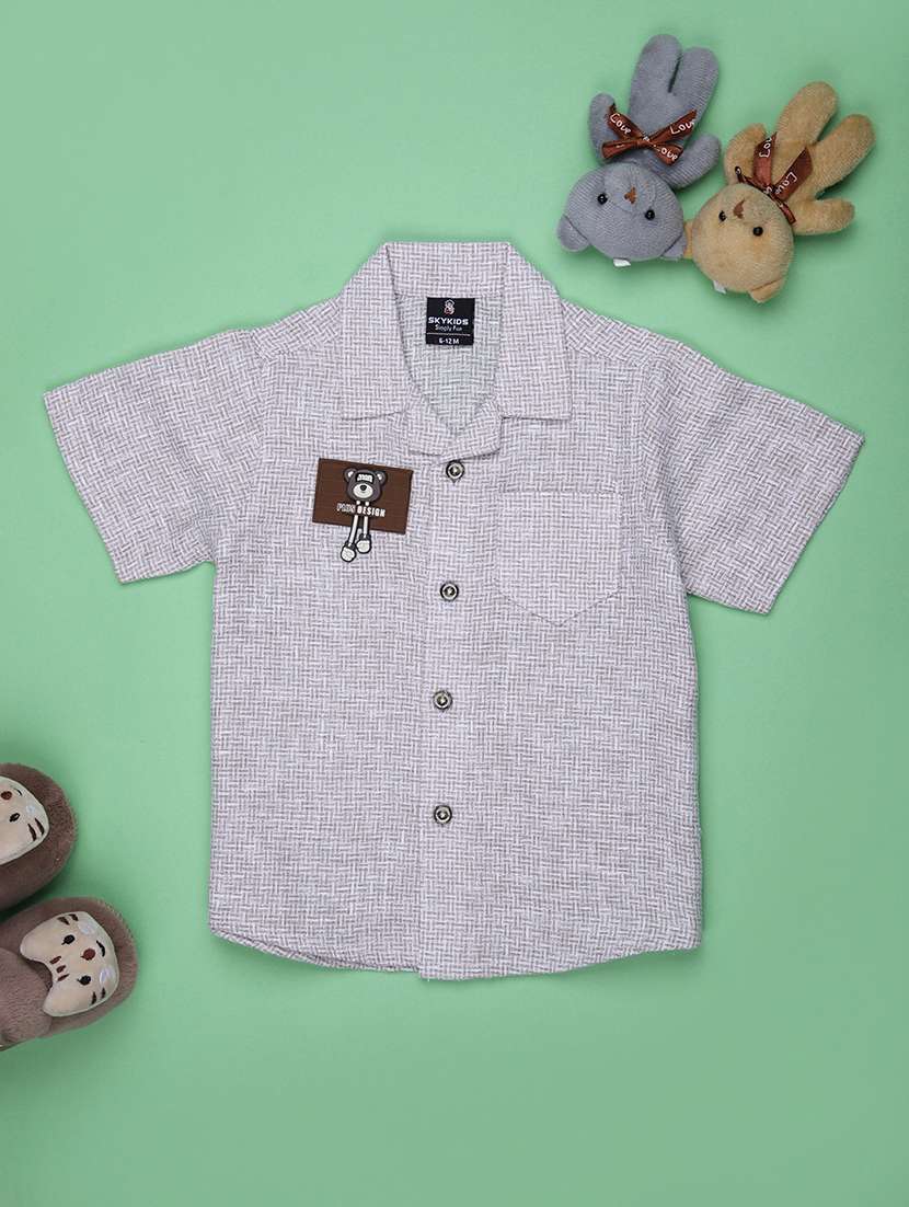 boys self designed short sleeve regular fit t-shirt