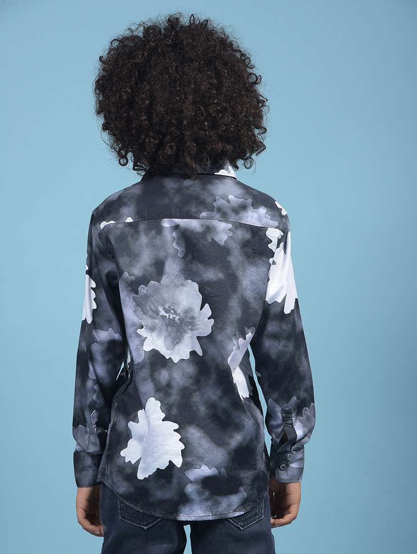 boys printed collared long sleeves shirt - 21913478 -  Standard Image - 3
