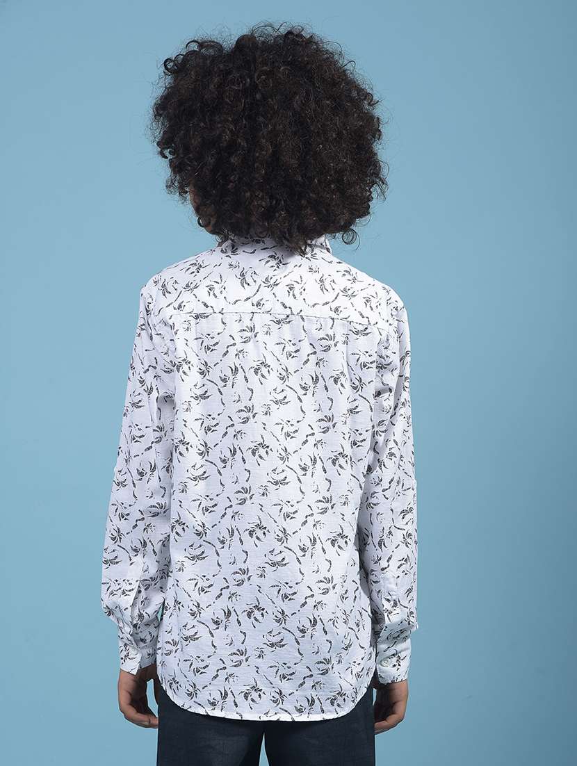 boys printed collared long sleeves shirt - 21913485 -  Standard Image - 3