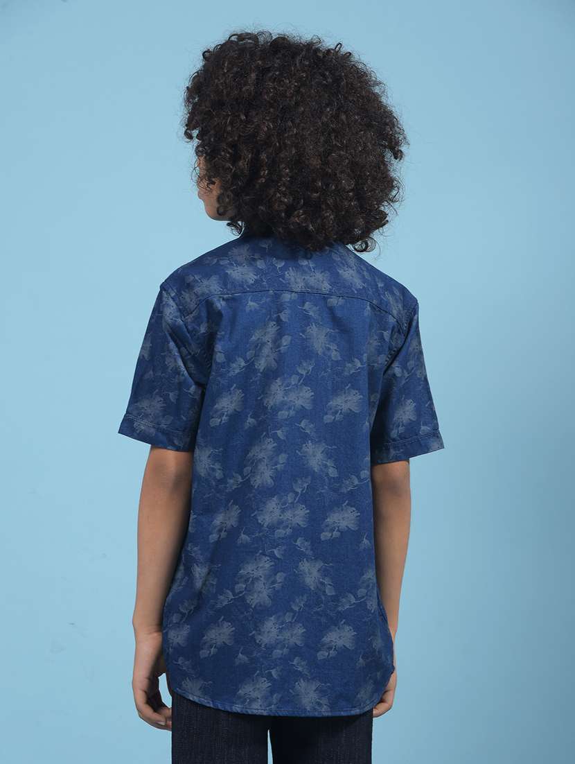 boys printed short sleeve casual shirt - 21913491 -  Standard Image - 3
