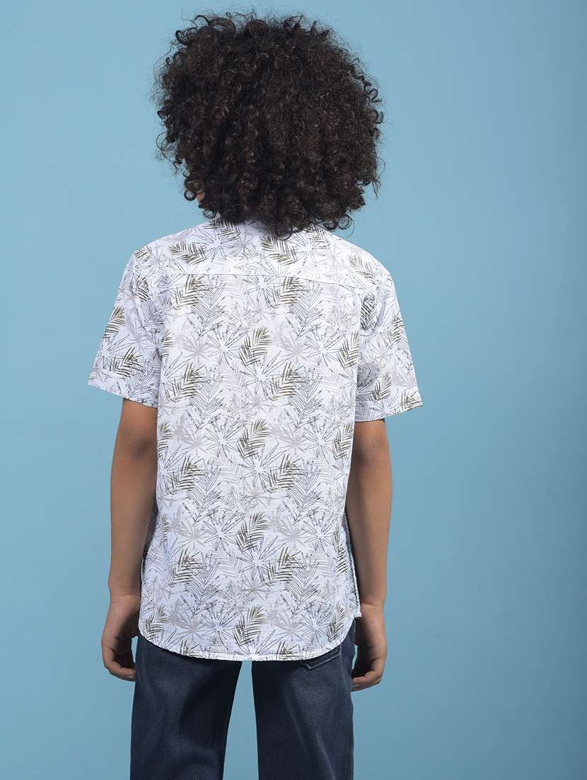 boys printed short sleeve casual shirt - 21913493 -  Standard Image - 3