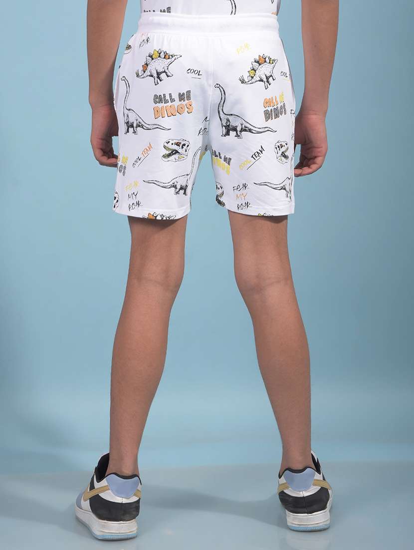 boys printed mid rise regular fit shorts  - 21913507 -  Standard Image - 3