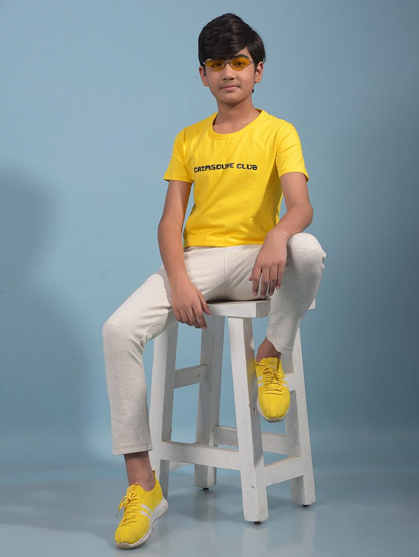boys solid mid rise track pant - 21913510 - Standard Image - 5
