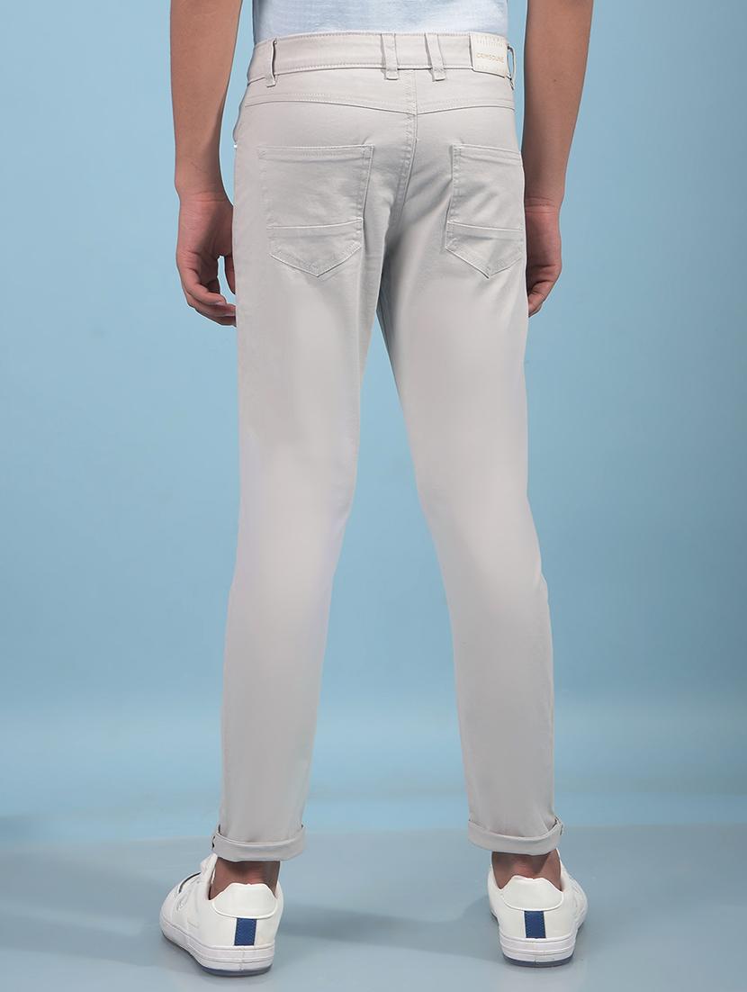 boys solid mid rise slim fit chino - 21913518 - Standard Image - 3