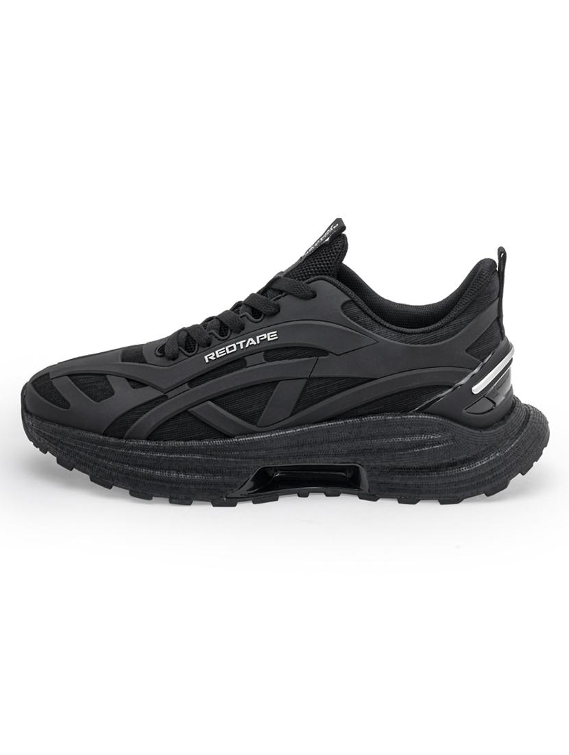men black lace up sport shoe - 21913777 - Standard Image - 3