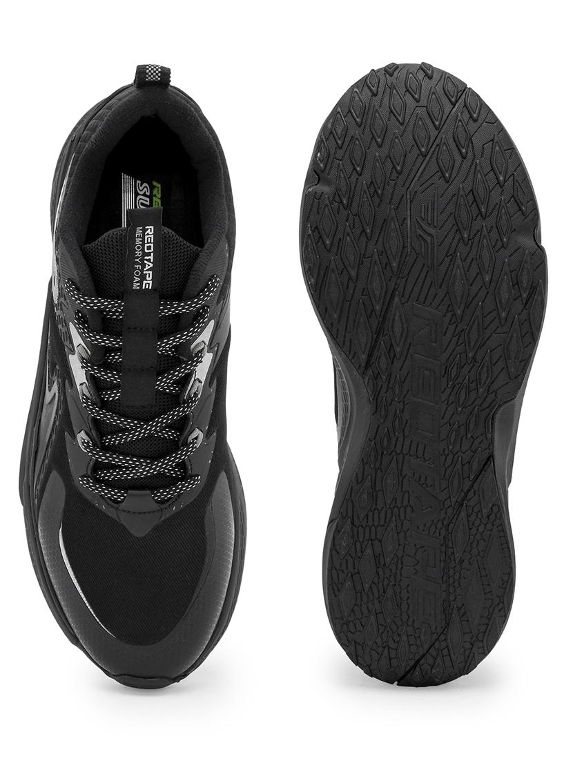 men black lace up sport shoe - 21913828 - Standard Image - 5