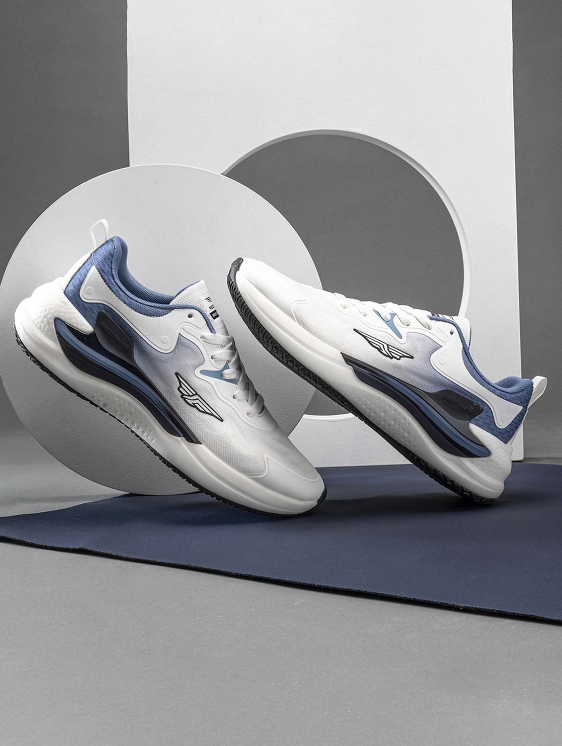 men white & blue lace up sport shoe - 21913840 - Zoom Image - 0