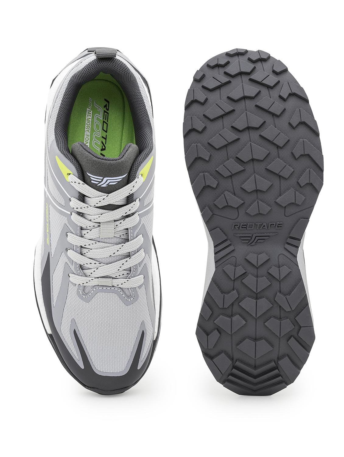 men grey lace up sport shoe - 21913961 - Standard Image - 5