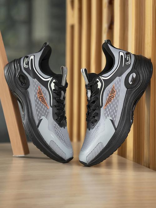 men grey lace up sport shoe - 21913968 - Standard Image - 0