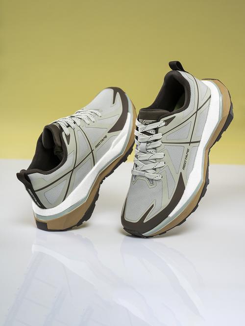 men grey lace up sport shoe - 21913977 - Standard Image - 0