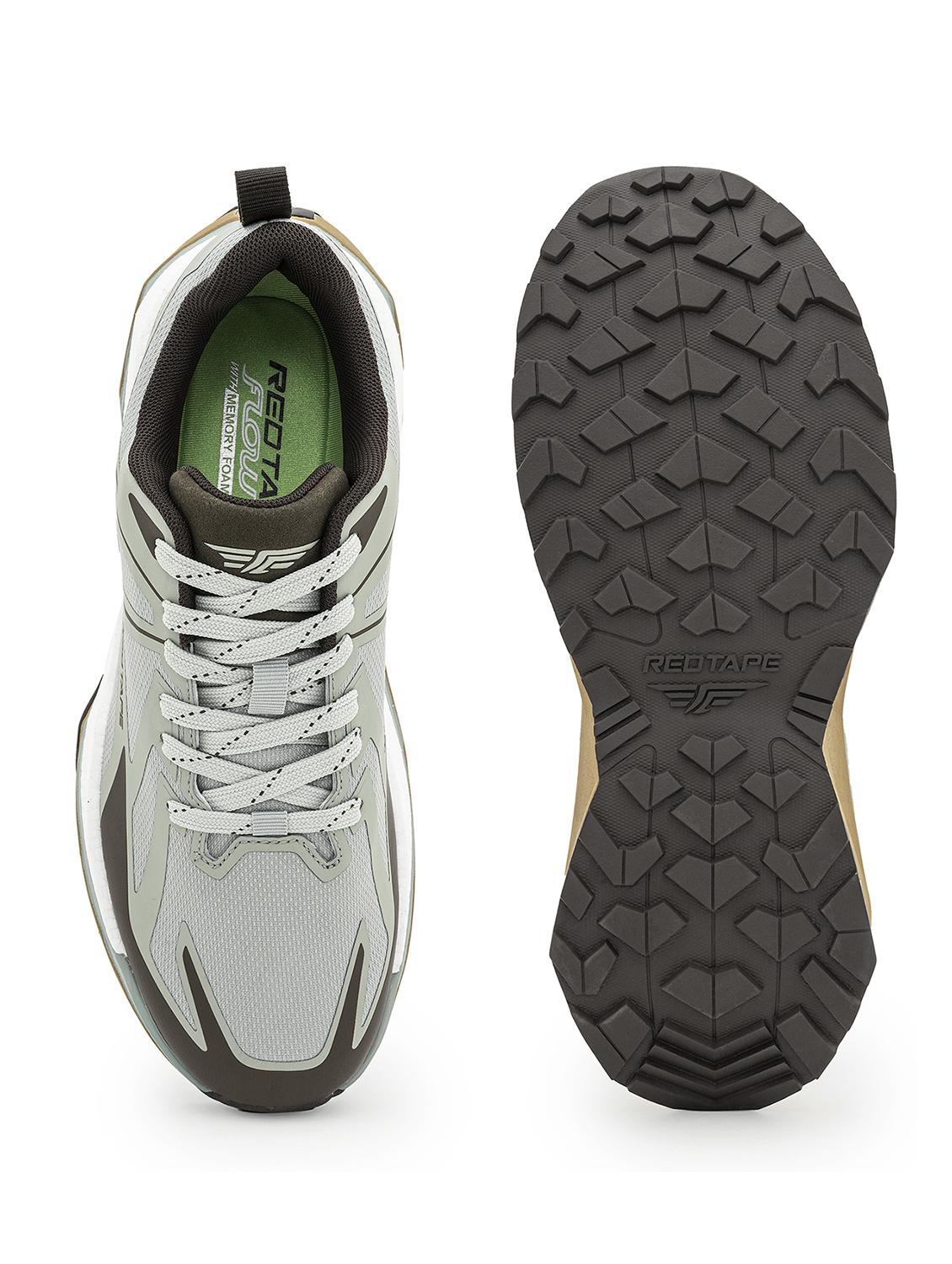 men grey lace up sport shoe - 21913977 - Standard Image - 5
