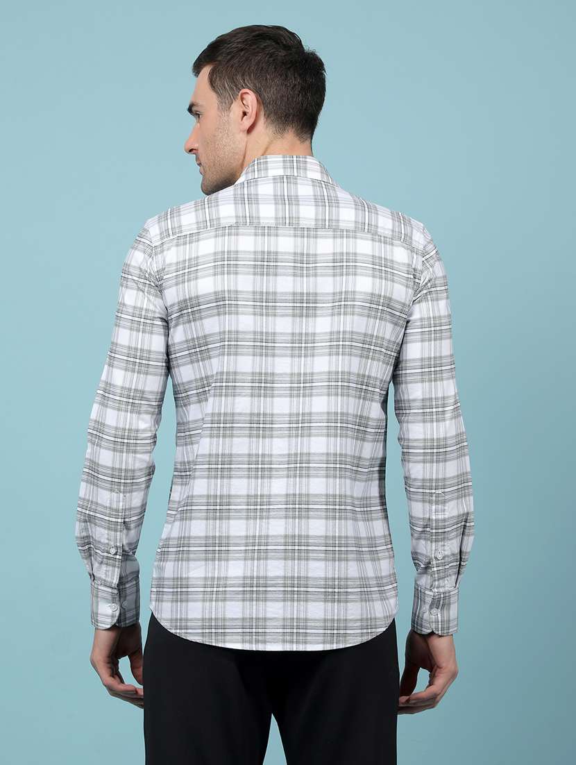 Men Checkered Long Sleeve Regular Fit Casual Shirt - 21914353 -  Standard Image - 3