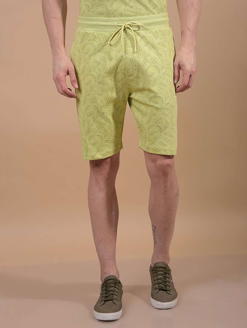 men printed mid rise regular fit short  - 21914366 -  Standard Image - 3