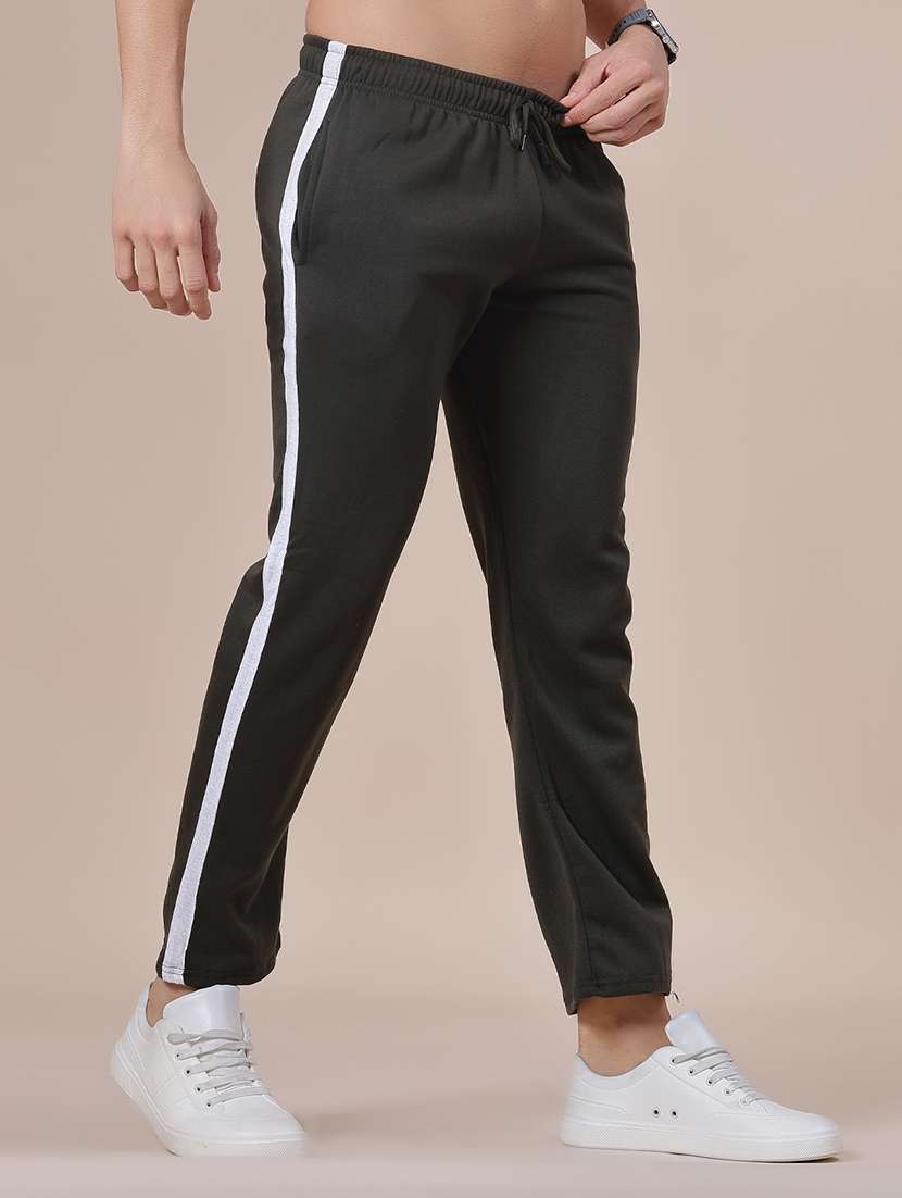 men side taped mid rise full length track pant - 21914965 -  Standard Image - 5