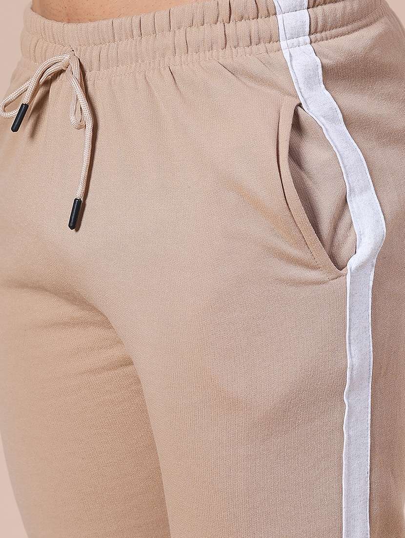 men side taped mid rise full length track pant - 21914997 -  Standard Image - 3