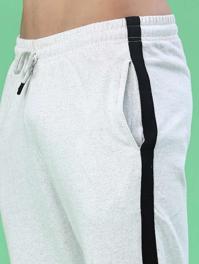 men side taped mid rise full length track pant - 21914999 -  Standard Image - 5
