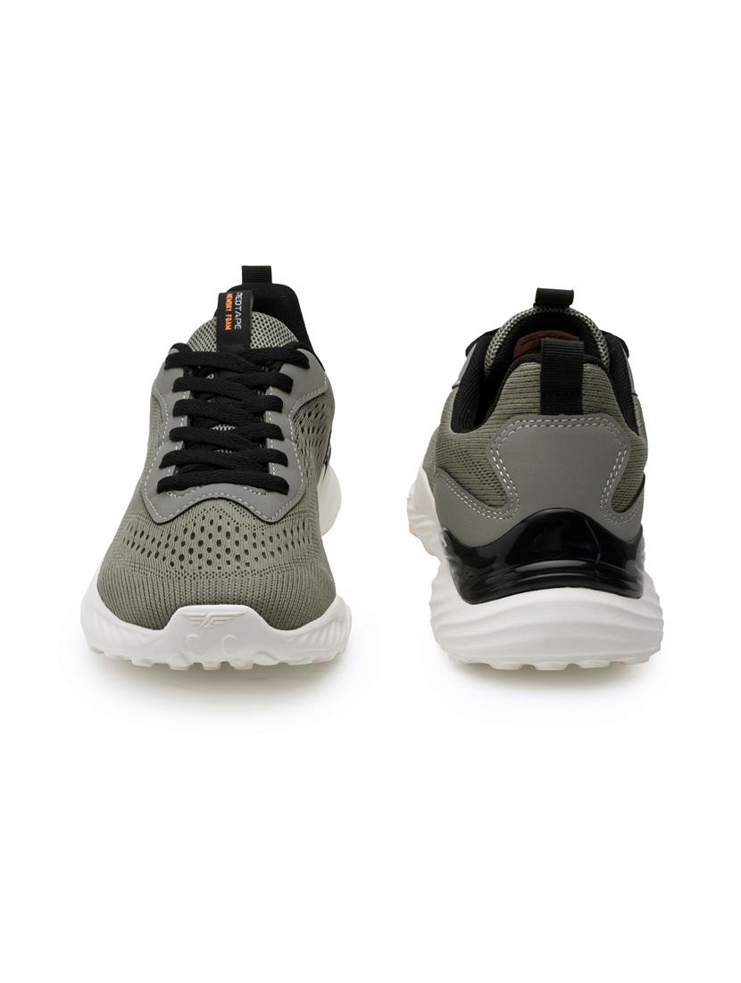men olive lace up sport shoe - 21915056 - Standard Image - 3